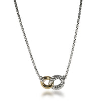 David Yurman Belmont Necklace in 18K Yellow Gold/Sterling Silver