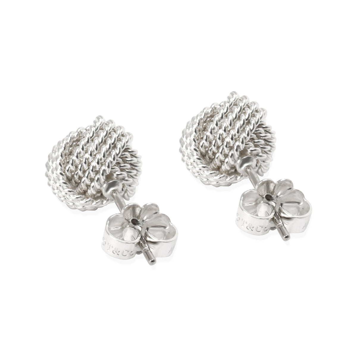 Tiffany & Co. Somrset Knot Earrings in  Sterling Silver