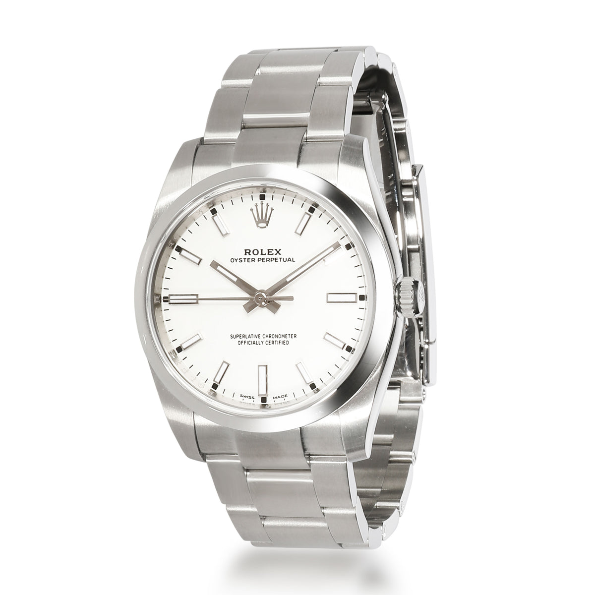 Rolex Oyster Perpetual 114200 Men's Watch in  Stainless Steel