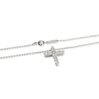 Tiffany & Co. Diamond Cross Necklace in  Platinum 0.55 CTW