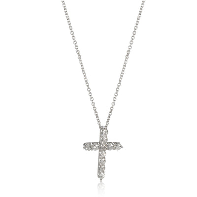 Tiffany & Co. Diamond Cross Necklace in  Platinum 0.55 CTW