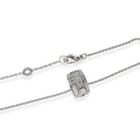 Bulgari Parentesi Diamond Necklace in 18K White Gold 0.65 CTW