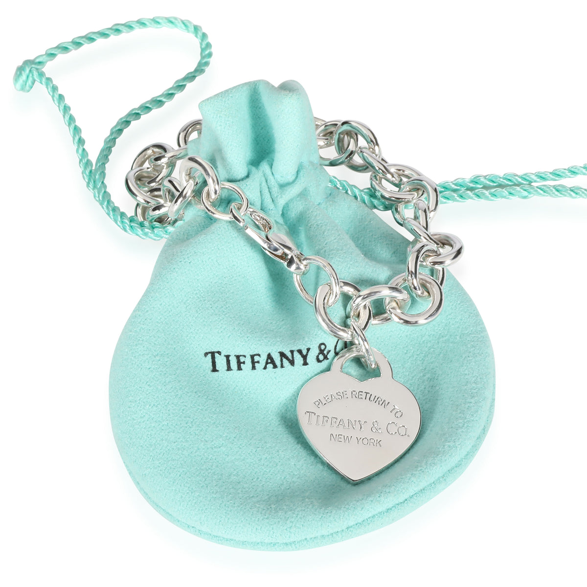 Tiffany & Co. Return to Tiffany Heart Tag Bracelet in  Sterling Silver