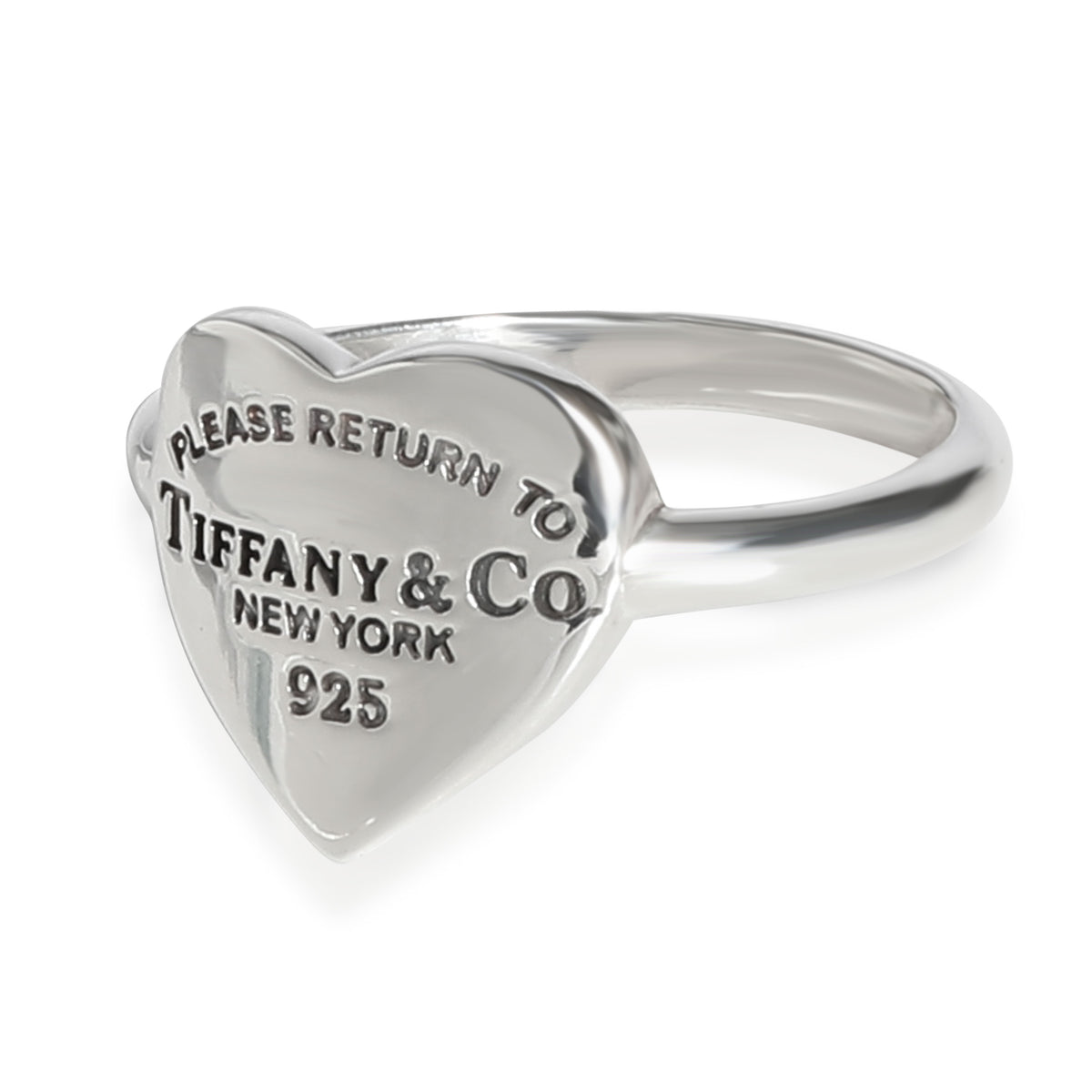 Return to deals tiffany ring silver