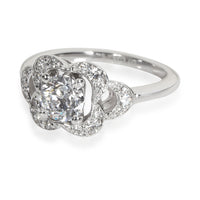 James Allen Diamond Engagement Ring in 14K White Gold GIA D VVS2 0.52 CTW