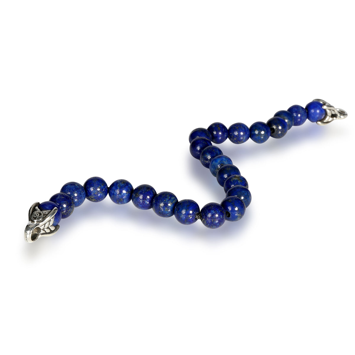 David Yurman Lapis Lazuli Spiritual Beads Bracelet in  Sterling Silver