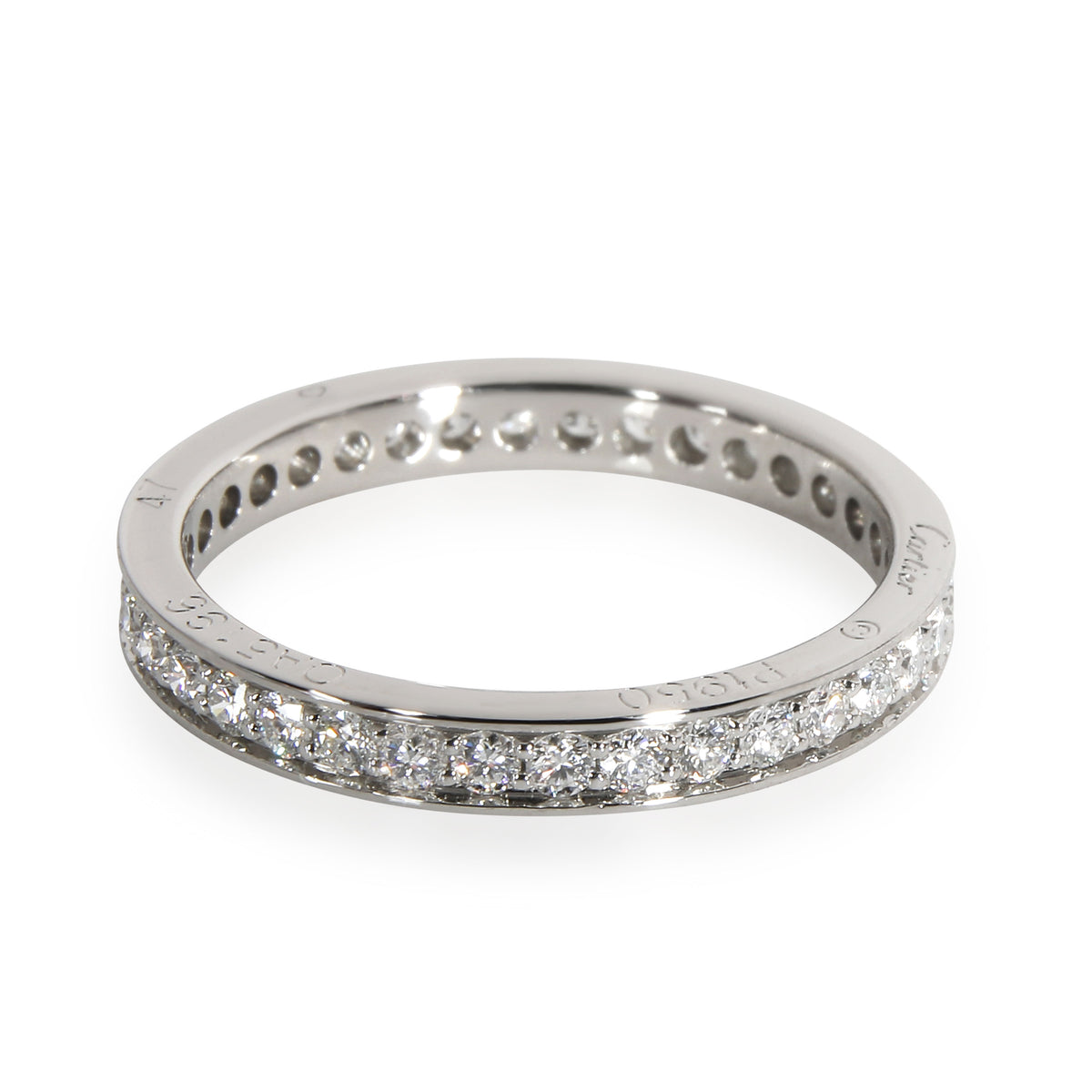 Cartier Ballerine Diamond Eternity Wedding Band in Platinum 0.50 CTW