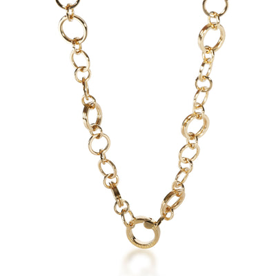 Tiffany & Co. Circle Link Chain Necklace in 18K Yellow Gold