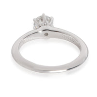 Tiffany & Co. Solitaire Diamond Engagement Ring in  Platinum E VVS2 0.43 CTW