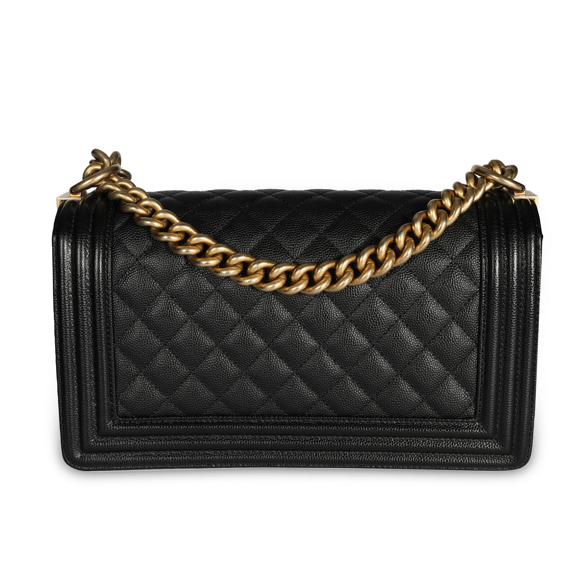 Chanel Black Caviar Quilted Medium Boy Bag by WP Diamonds – myGemma