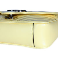 Gucci Pastel Yellow Matelassé Leather GG Marmont Mini Bag