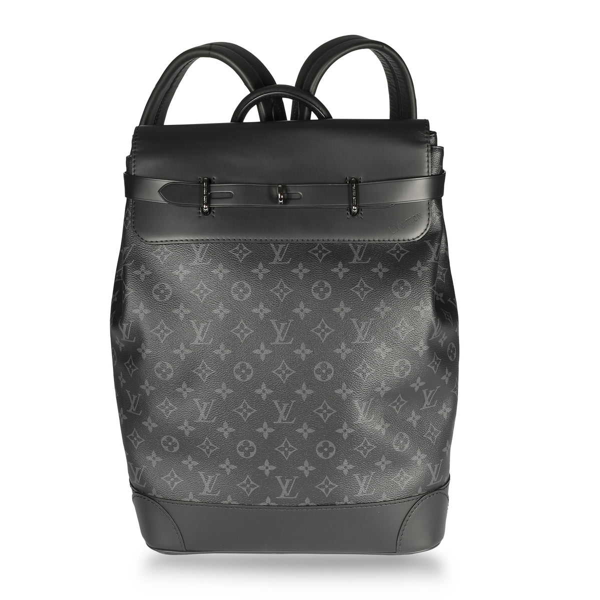 Louis Vuitton Black Monogram Eclipse Steamer Backpack