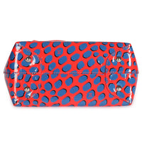 Louis Vuitton Limited Edition Red & Blue Vernis Jungle Dots Tote