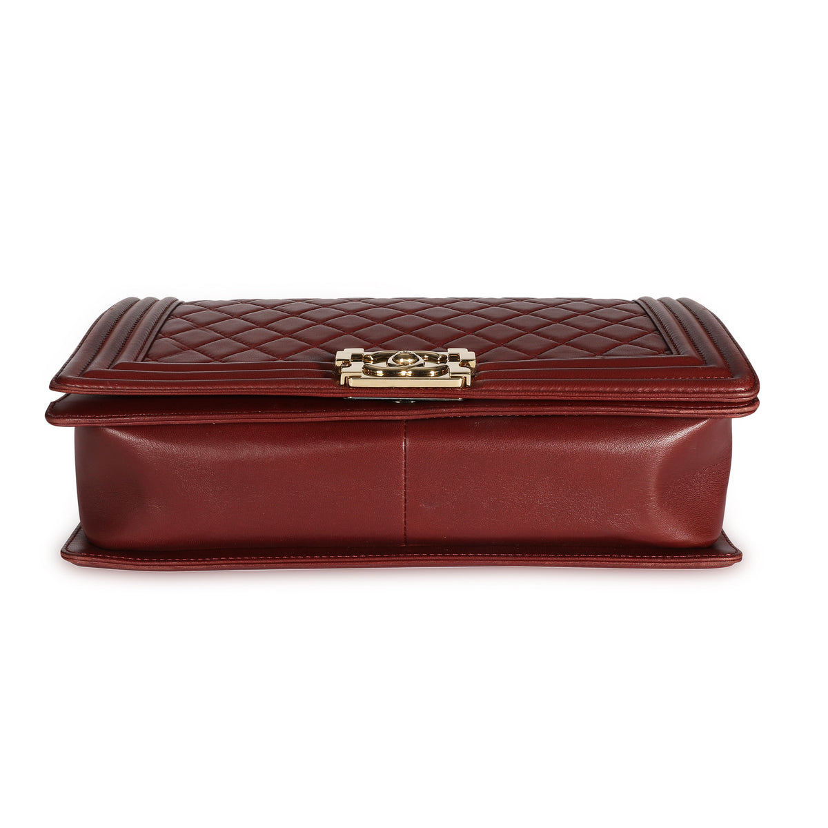 Chanel Burgundy Quilted Lambskin Leather New Medium Boy Bag by WP Diamonds  – myGemma, QA