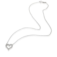 Tiffany & Co. Diamond Heart Necklace in  Platinum 0.54 CTW
