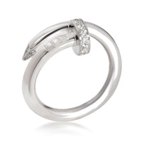 Cartier Juste un Clou Diamond Ring in 18K White Gold 0.11 CTW