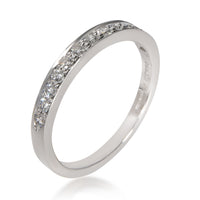 Tiffany & Co. Prong Set Diamond Wedding Band in Platinum 3/8 CTW