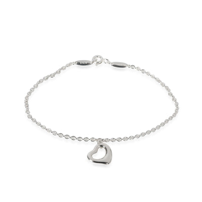 Tiffany & Co. Elsa Peretti Open Heart Tag Bracelet in Sterling Silver