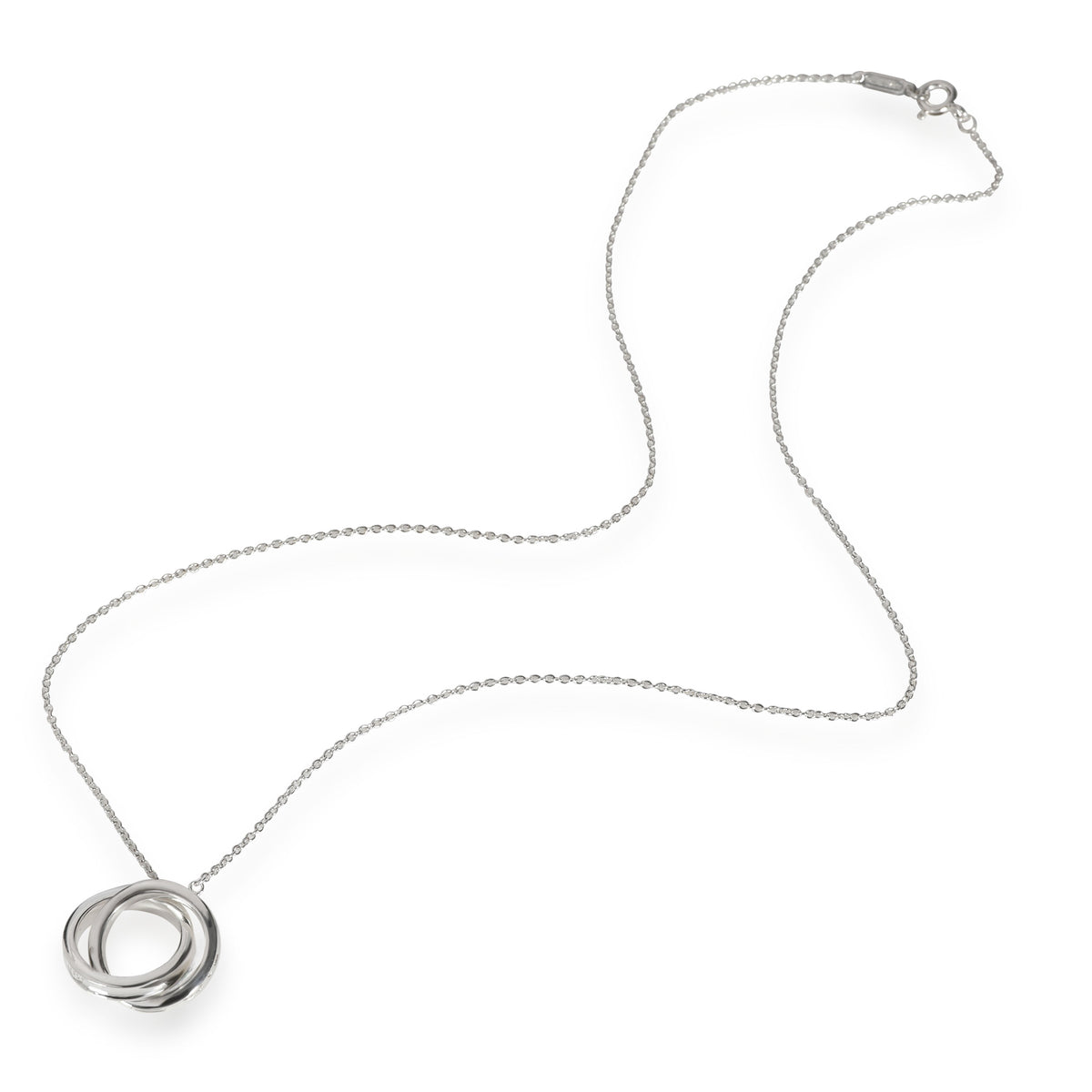 Tiffany & Co. 1837 Interlocking Circle Necklace in  Sterling Silver