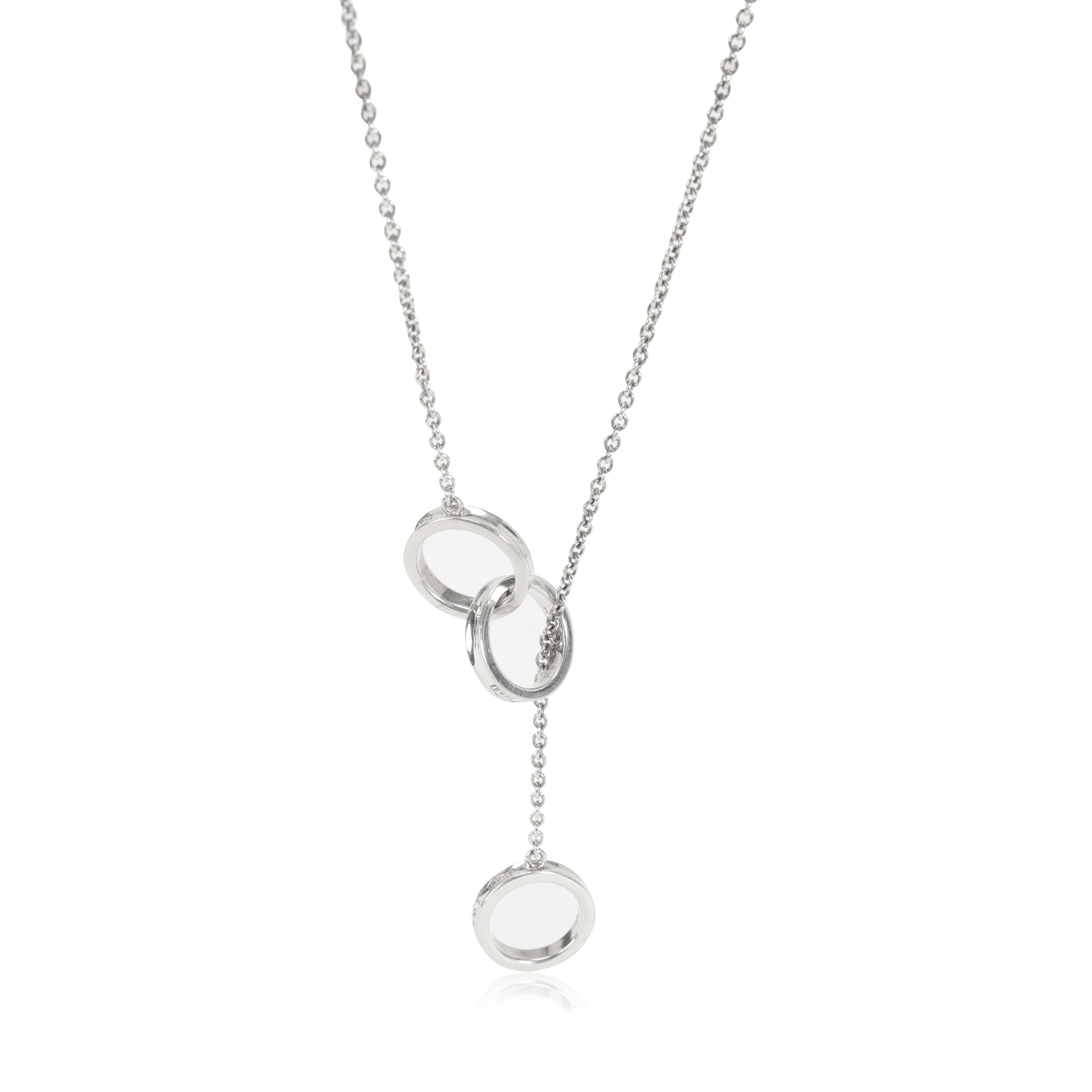 Tiffany & Co 1837 Interlocking Circles Necklace Pendant Chain Gift Pouch 17  Inch | Pretty jewelry necklaces, Tiffany & co., Interlocking circle necklace