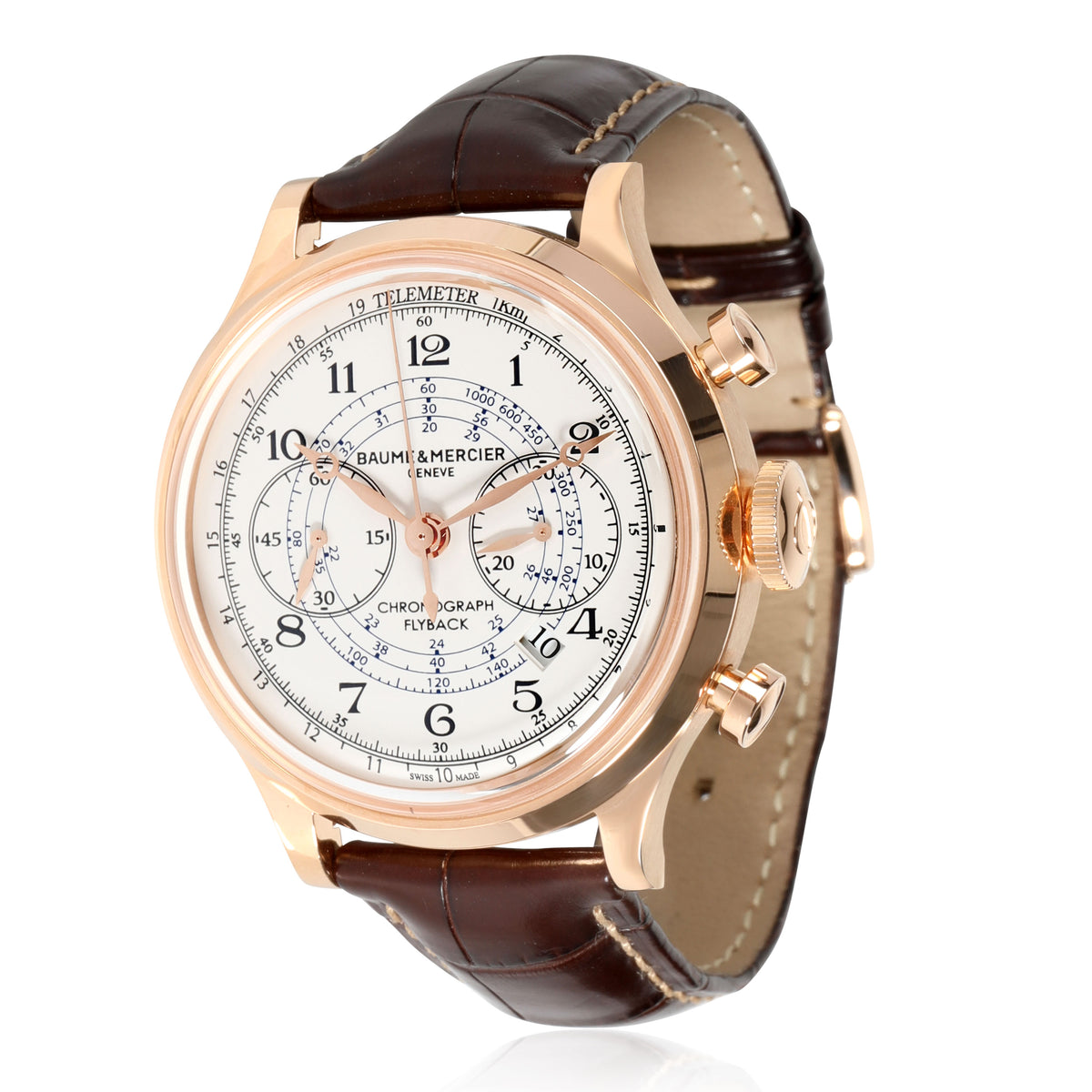 Baume & Mercier Capeland MOA10007 Mens Watch in 18kt Rose Gold