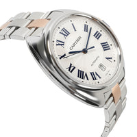 Cartier Cle de Cartier W2CL0002 Men's Watch in 18kt Stainless Steel/Rose Gold