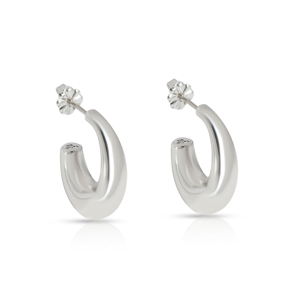 Tiffany & Co. Hoop Earrings in  Sterling Silver