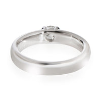 Tiffany & Co. Bezel Diamond Solitaire Ring in  Platinum 0.32 CTW