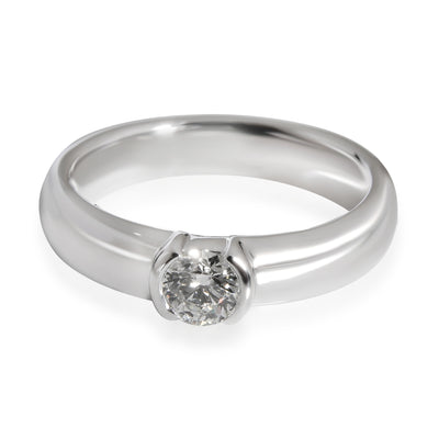 Tiffany & Co. Bezel Diamond Solitaire Ring in  Platinum 0.32 CTW