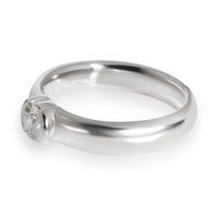 Tiffany & Co. Bezel Diamond Solitaire Ring in  Platinum 0.32 CTW