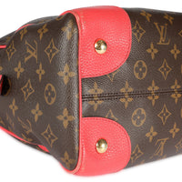 Louis Vuitton Poppy Leather & Monogram Canvas Retiro Satchel