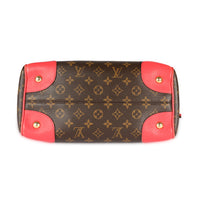 Louis Vuitton Poppy Leather & Monogram Canvas Retiro Satchel