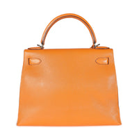 Hermès Potiron Chévre Sellier Kelly 28 PHW