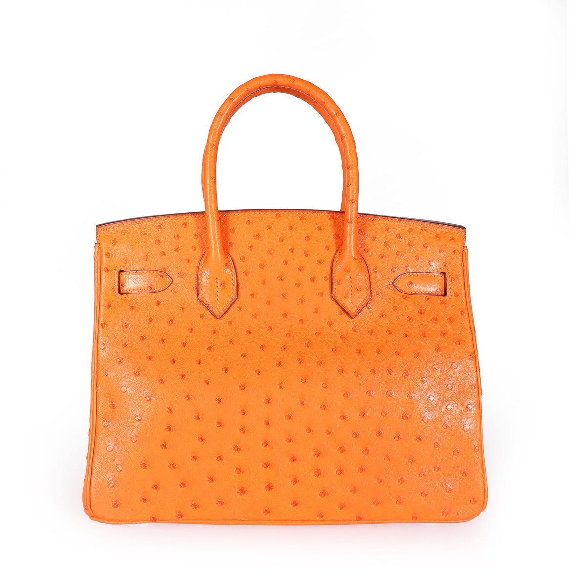 Hermès Tangerine Ostrich Birkin 30 PHW by WP Diamonds – myGemma