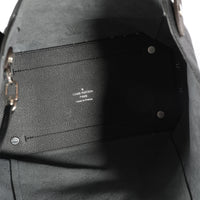 Louis Vuitton Black Mahina Leather Hina MM