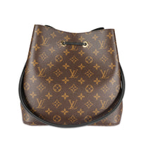 Louis Vuitton Monogram Canvas & Black Leather NéoNoé MM