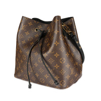 Louis Vuitton Monogram Canvas & Black Leather NéoNoé MM