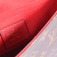 Louis Vuitton Monogram Canvas & Cerise Leather Saint-Placide Bag