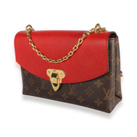 Louis Vuitton Monogram Canvas & Cerise Leather Saint-Placide Bag