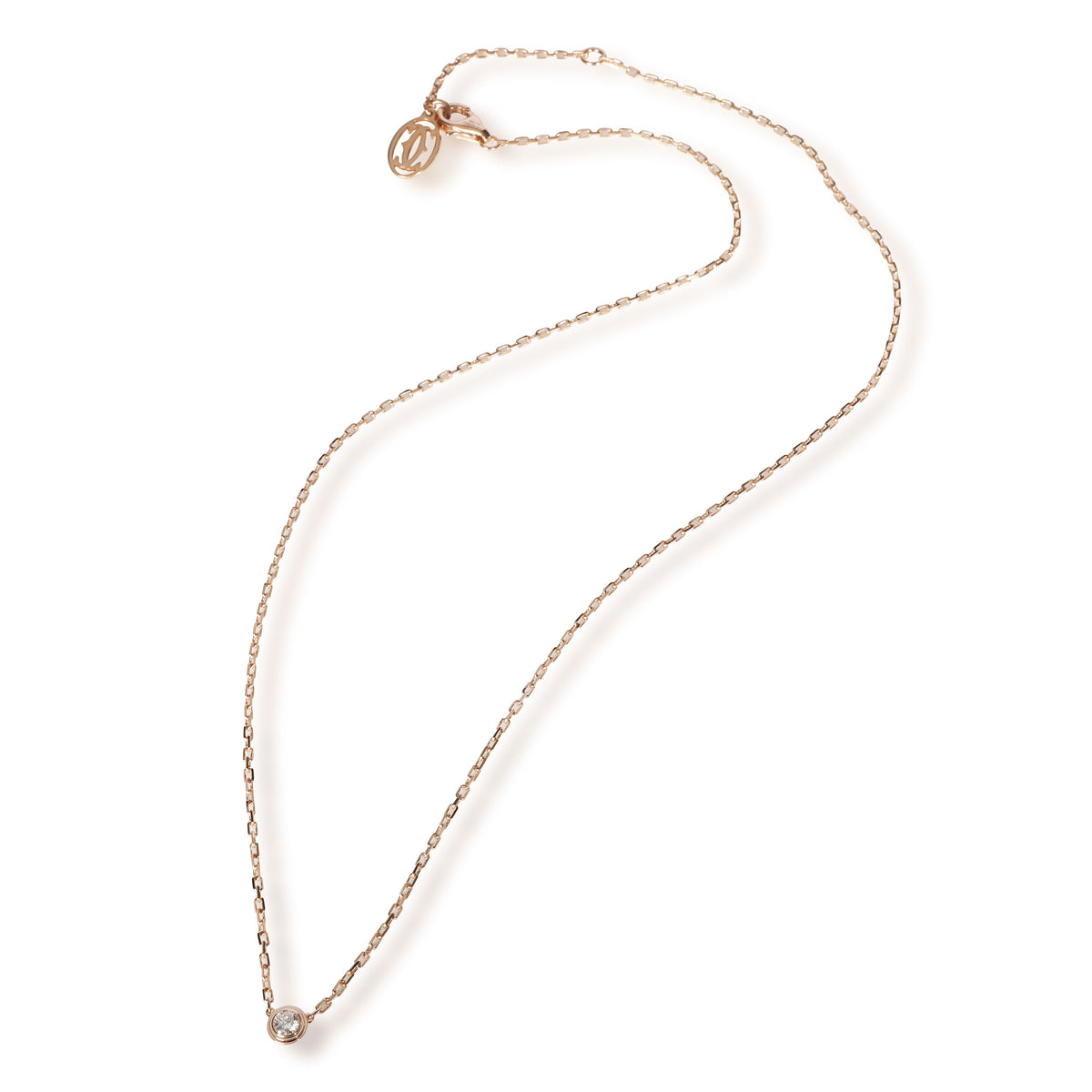 Cartier Diamants Légers Necklace - Gold, 18K Yellow Gold Pendant Necklace,  Necklaces - CRT30883 | The RealReal