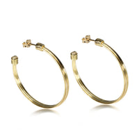 Links of London Wire Hoop Earring in 18K Yellow Gold