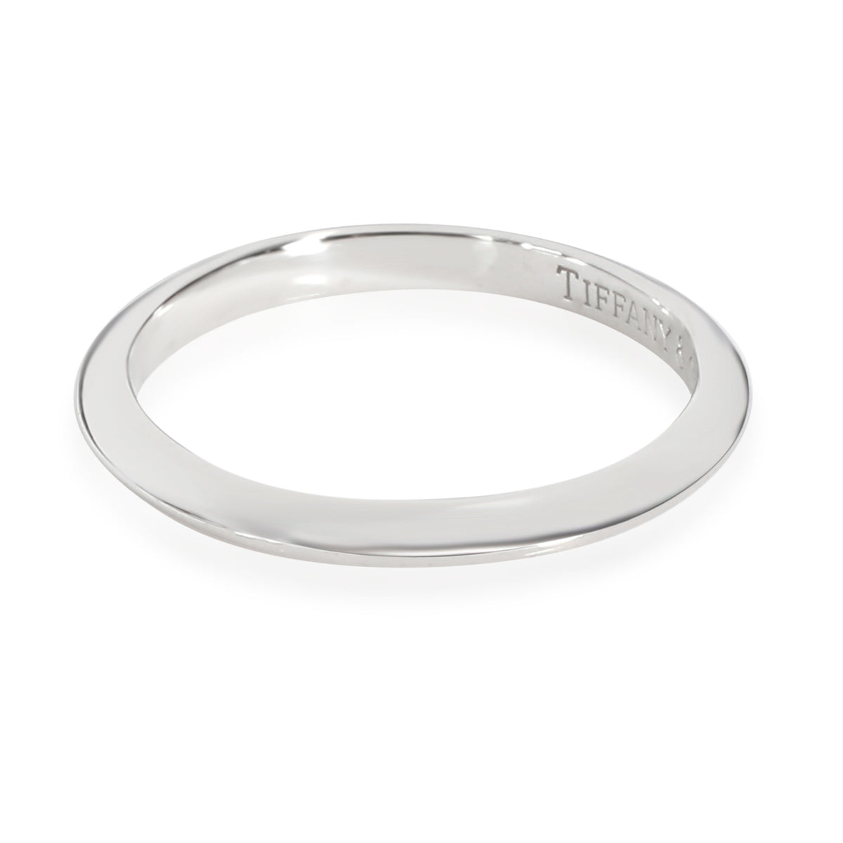 Tiffany & Co. Knife Edge Band in Platinum 2mm