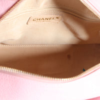 Chanel Pink Caviar Quilted Timeless Small Bowler Bag