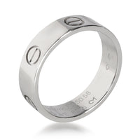 Cartier Love Ring in  Platinum 5.5 mm