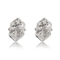 Vintage Inspired Diamond Earrings in 18K White Gold 1.32 CTW
