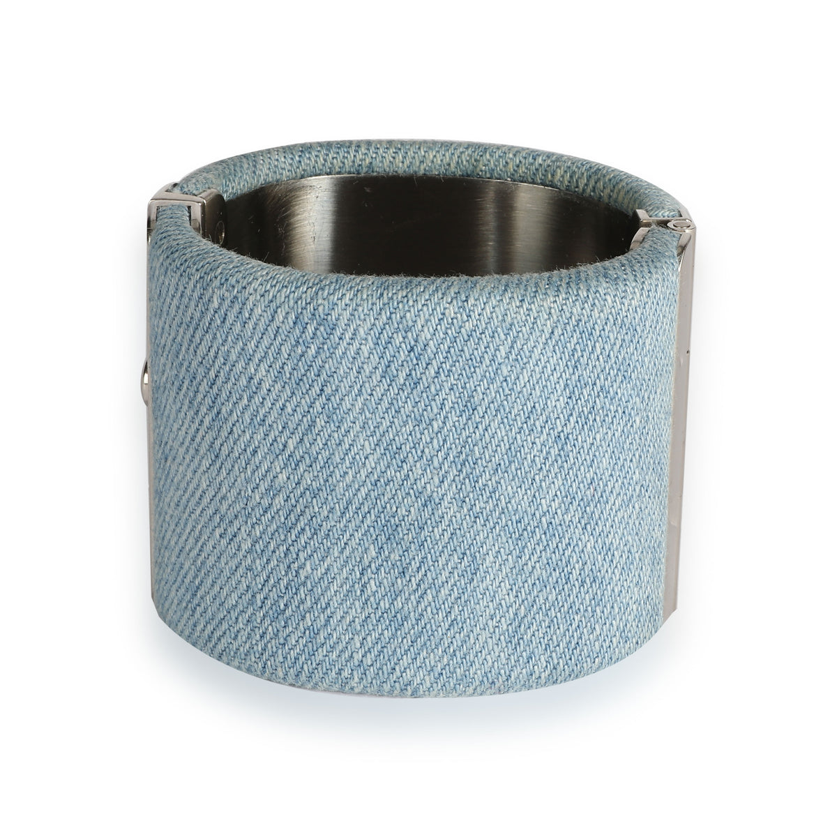 Chanel CC Denim Cuff Bangle