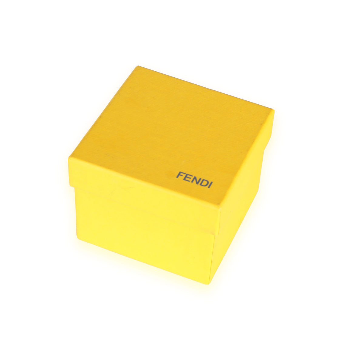 Fendi Logo Zucca Cutout Gold Tone Cuff