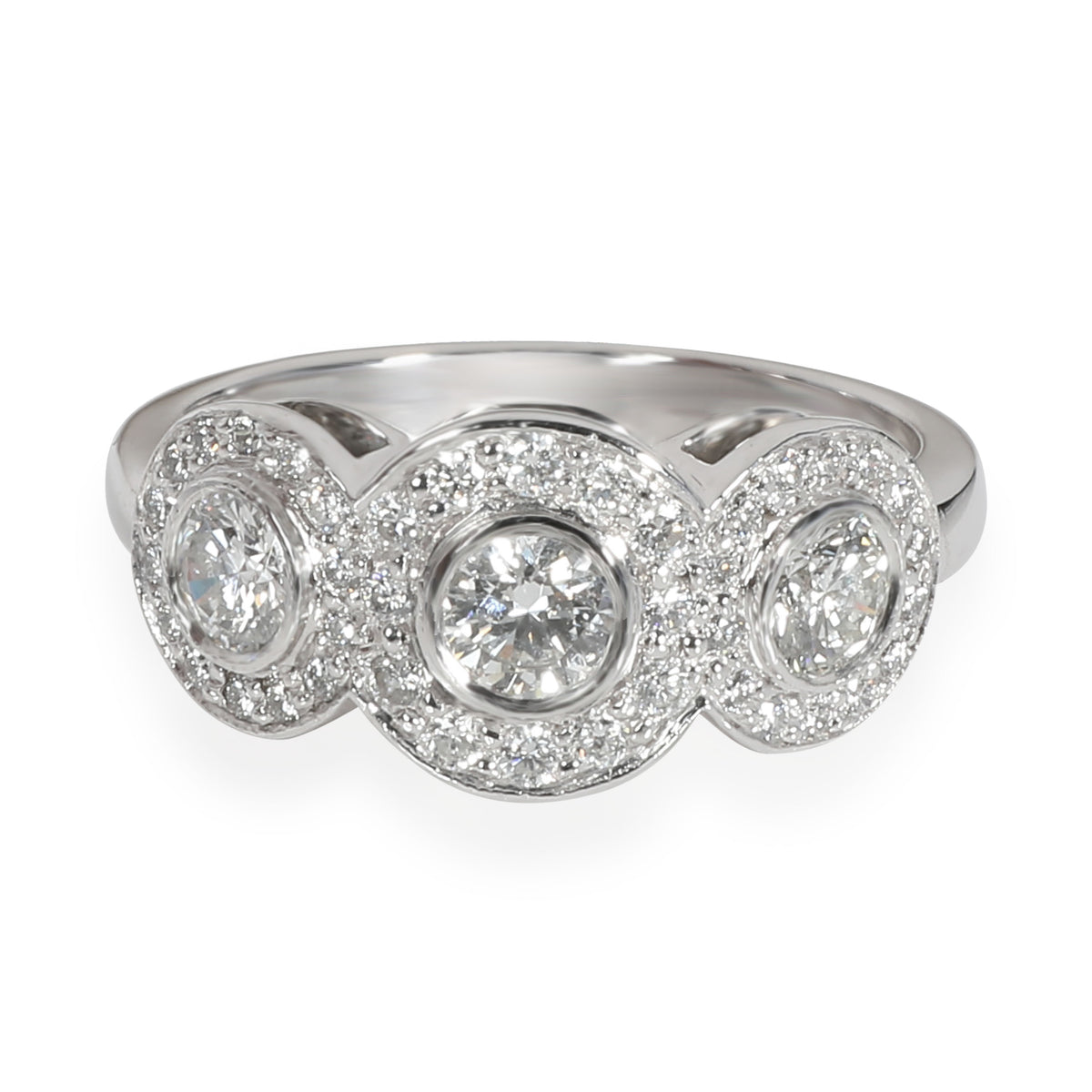 Tiffany & Co. Circlet Diamond Ring in  Platinum 0.65 CTW