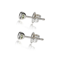 Tiffany & Co. Elsa Peretti Color by the Yard Peridot Studs in Sterling Silver