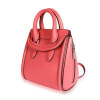 Alexander McQueen Pink Textured Leather Mini Heroine Bag